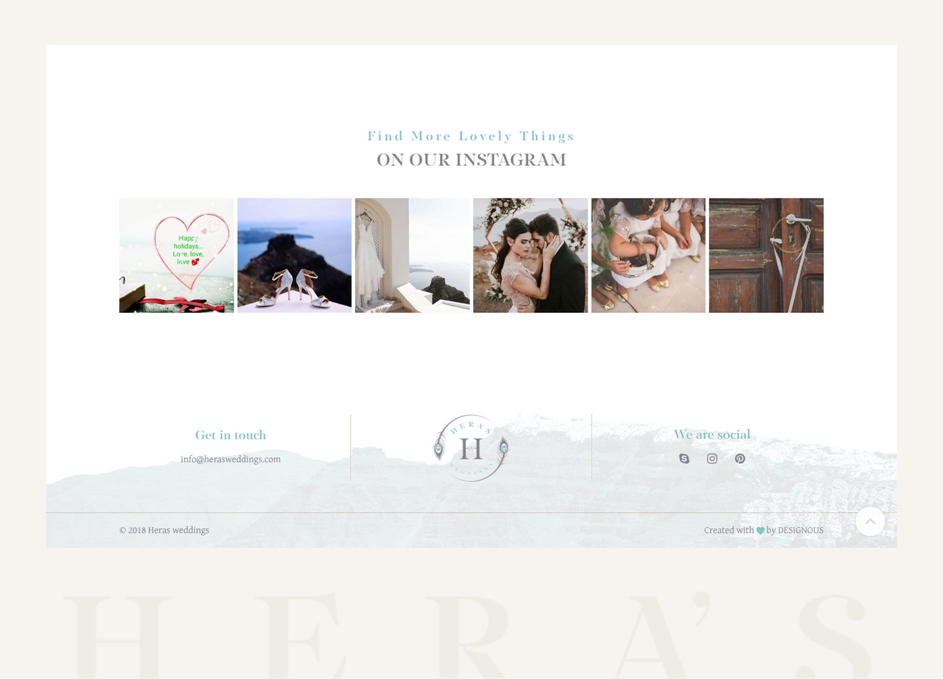 Website Gia Wedding Planner Santorini