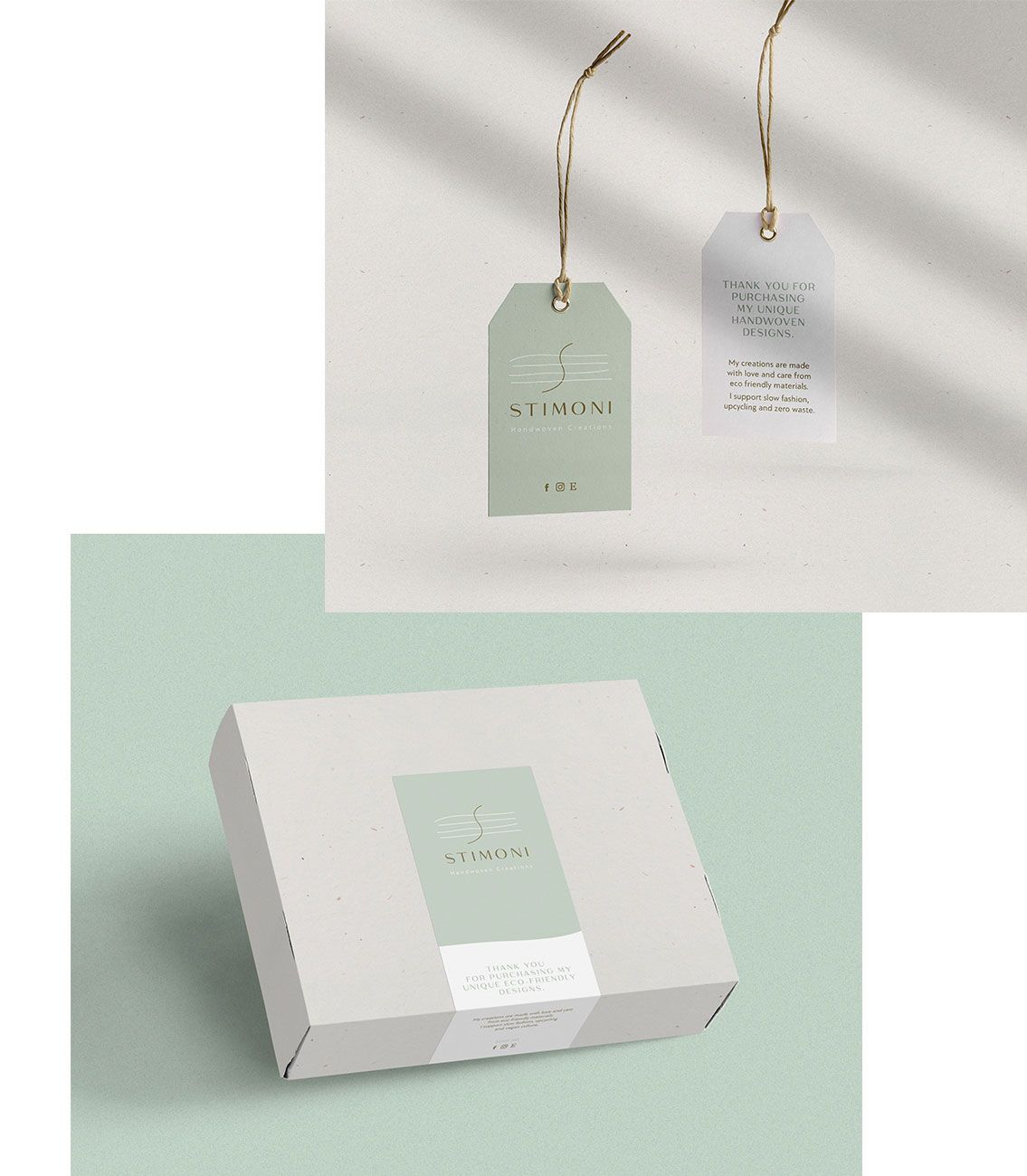 Stimoni Branding Tags Box Sticker