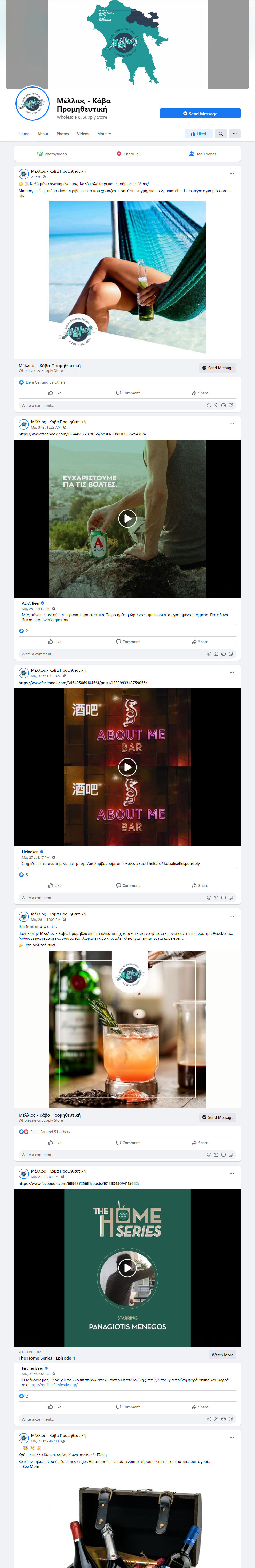 διαχείριση λογαριασμών social media - Kava Melios