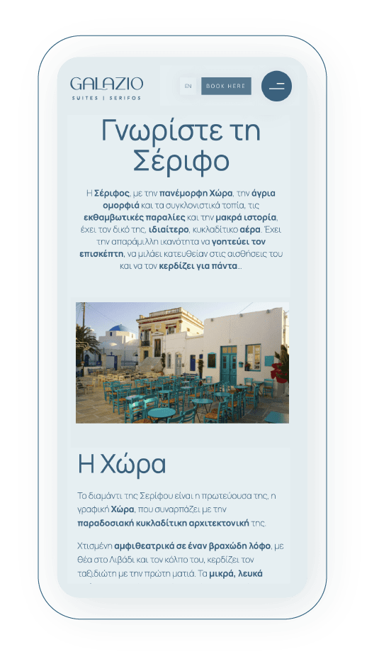 website design for hotel