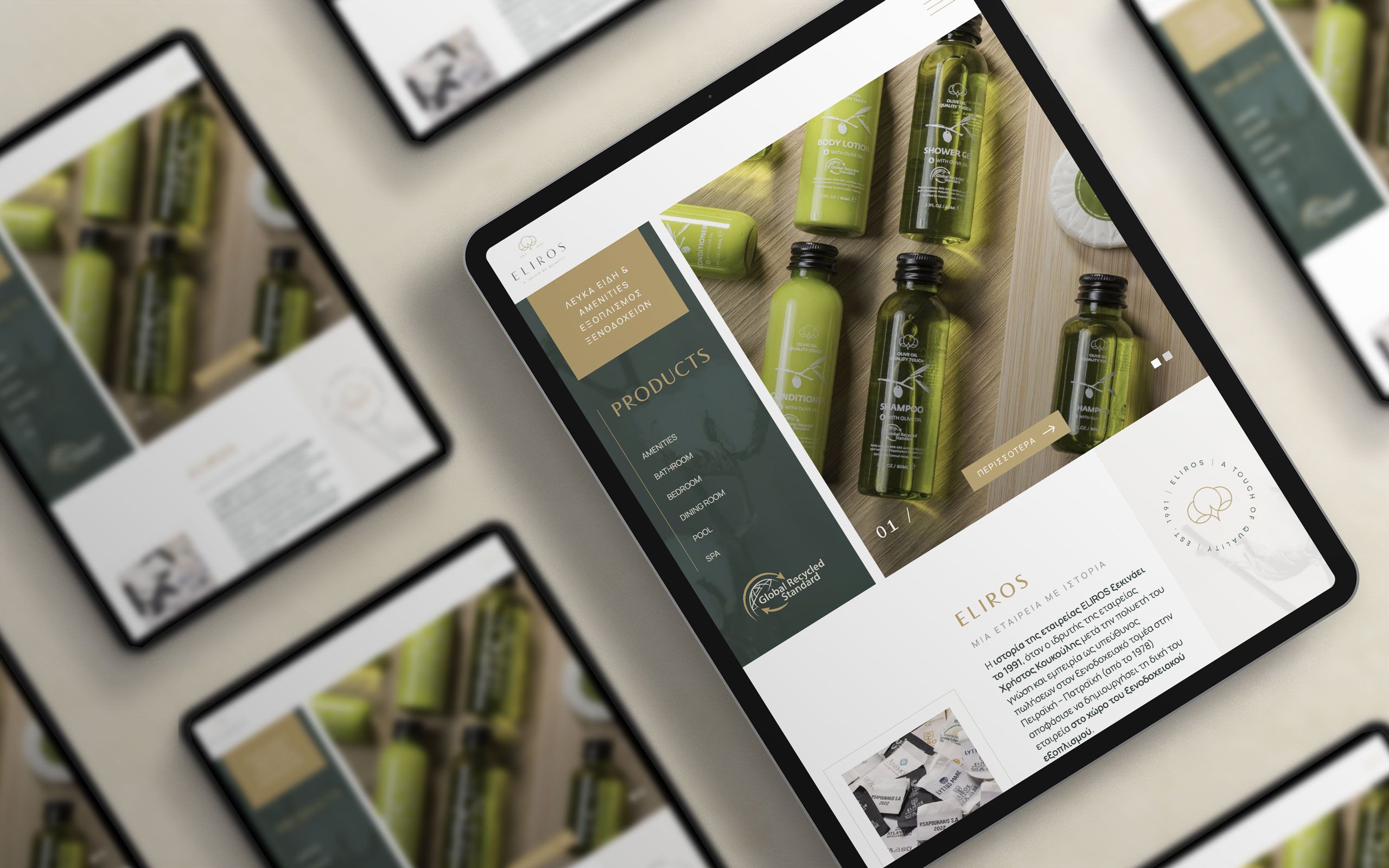 Eliros web design