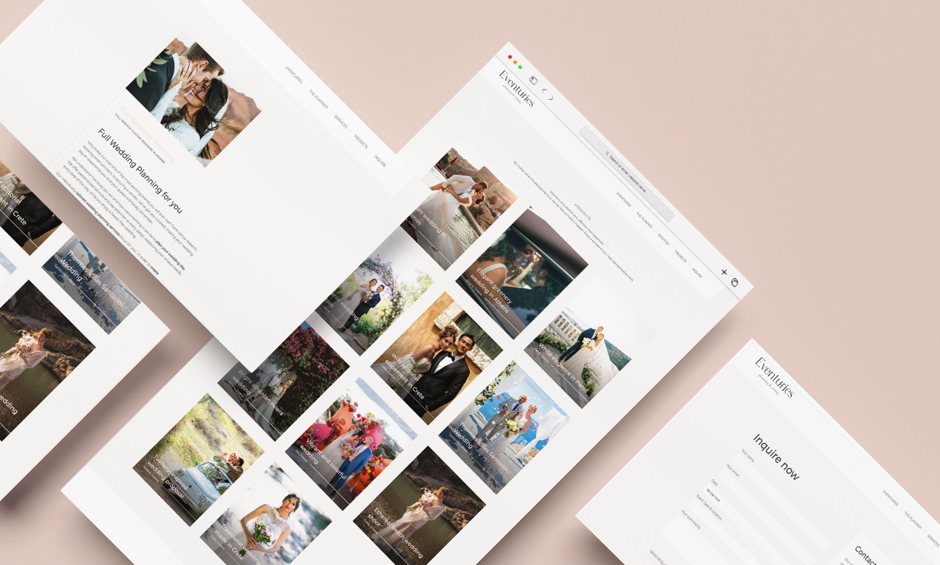 Eventuries Website Event Wedding Planer Designous 1