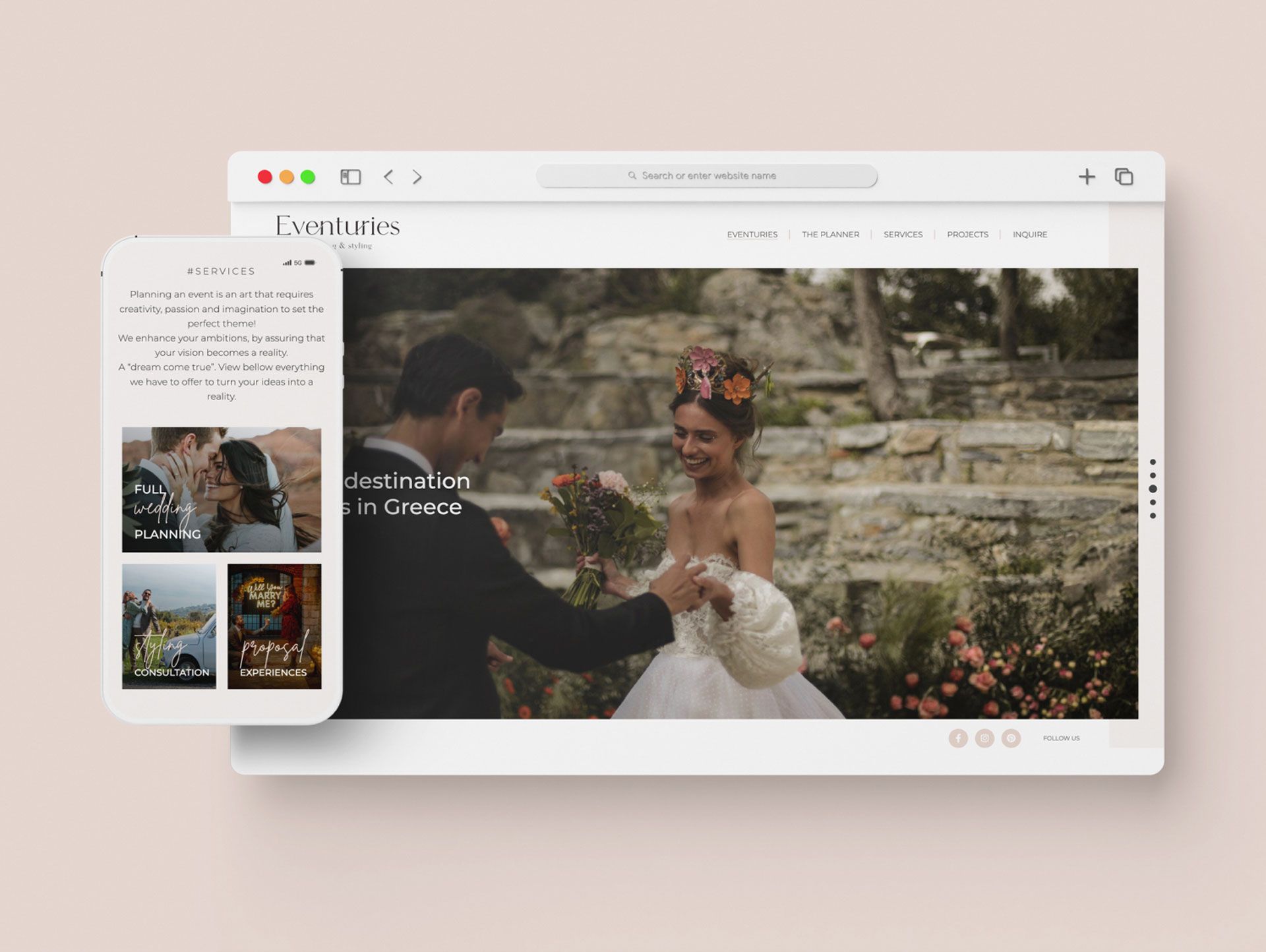 Eventuries Website Event Wedding Planer Designous 5