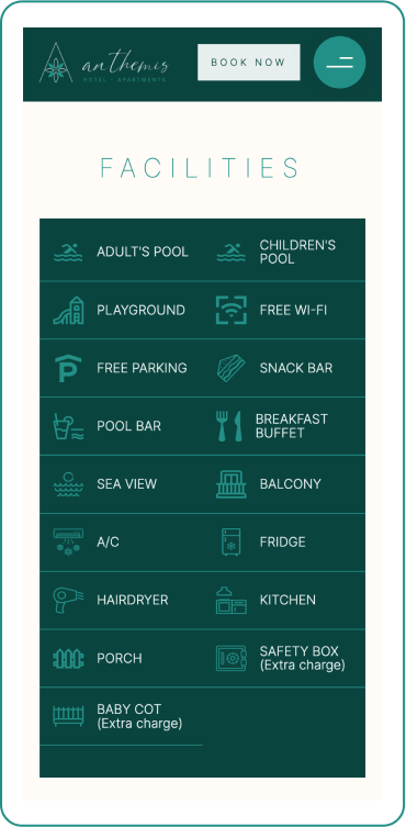 hotel web design